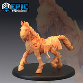 Demonic Horse 3D-printed model